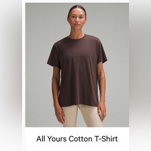Lululemon All Yours Cotton Tee